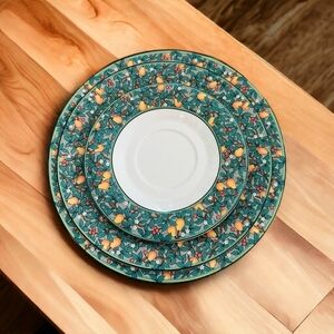 Mikasa Ultima Plus Le Havre Chop Dinnerware Soup Bowl, Salad Plate, Bread Plate